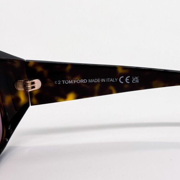 NEW TOM FORD RYDER-02 TF1035 52Y WOMEN SQUARE SUNGLASSES FT1035/S 52Y - Picture 9 of 10